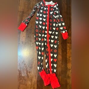 Little sleepies heart pajamas